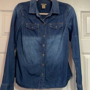 RuffHewn Denim Button Up Shirt